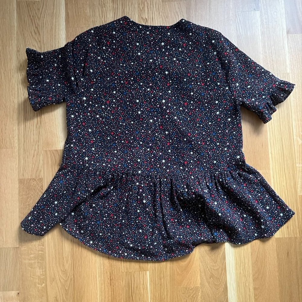 Madewell Short Sleeved Star Blouse